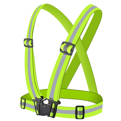 High Visibility Running Vest Adjustable & Elastic Reflective Running Vest Outdoor Reflective Vest Reflective Running Vest Gear